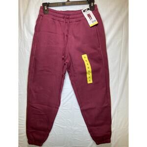 PUMA Women’s Track Jogger Pants Burgundy Active Athletic Drawstring Small